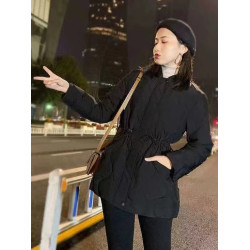 羽絨棉服女冬季中長款收腰顯瘦小個子輕薄棉衣外套2025年新款棉襖