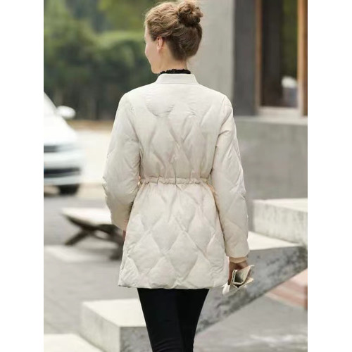 羽絨棉服女冬季中長款收腰顯瘦小個子輕薄棉衣外套2025年新款棉襖 羽絨棉服女冬季中長款收腰顯瘦小個子輕薄棉衣外套2025年新款棉襖