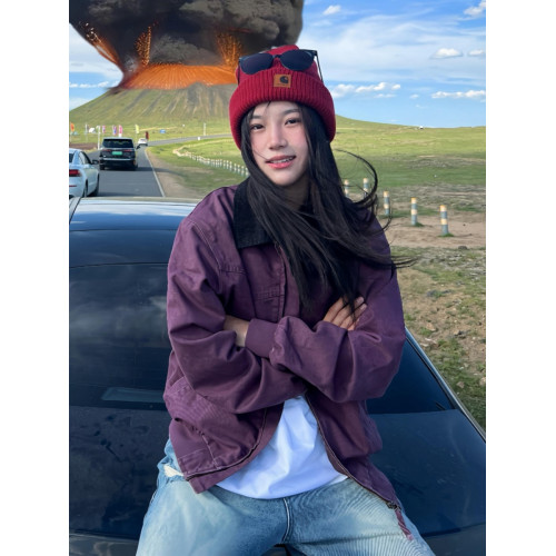 秋季新款上衣外套女2025早秋新款寬松復古撞色夾克小衆休閒棒球服 秋季新款上衣外套女2025早秋新款寬松復古撞色夾克小衆休閒棒球服