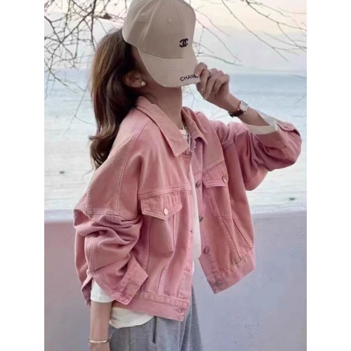 牛仔外套女短款秋季2025新款韓寬松百搭水洗棉復古氣質小個子上衣 牛仔外套女短款秋季2025新款韓寬松百搭水洗棉復古氣質小個子上衣