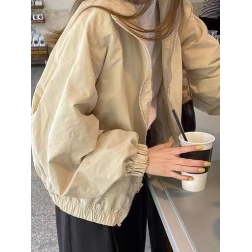 短外套女春秋chic小個子風衣高級感休閒夾克女士工裝女裝秋裝上衣 短外套女春秋chic小個子風衣高級感休閒夾克女士工裝女裝秋裝上衣