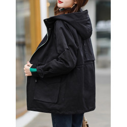 2025冬季新款加絨加厚中長款棉衣歐貨高級感洋氣派克棉服外套女裝