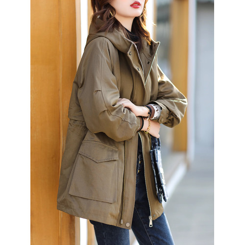 2025冬季新款加絨加厚中長款棉衣歐貨高級感洋氣派克棉服外套女裝 2025冬季新款加絨加厚中長款棉衣歐貨高級感洋氣派克棉服外套女裝