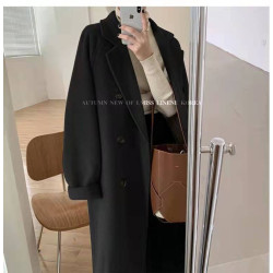 2023 autumn winter women long jacket coat lady coats仿呢大衣
