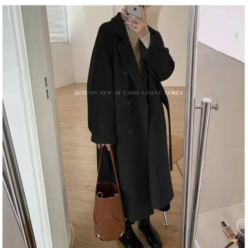 2023 autumn winter women long jacket coat lady coats仿呢大衣 2023 autumn winter women long jacket coat lady coats仿呢大衣