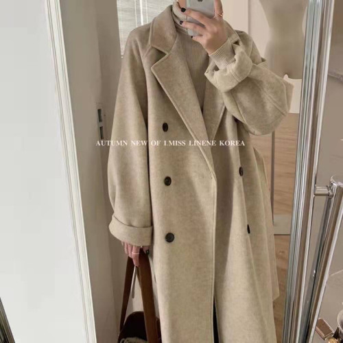2023 autumn winter women long jacket coat lady coats仿呢大衣 2023 autumn winter women long jacket coat lady coats仿呢大衣