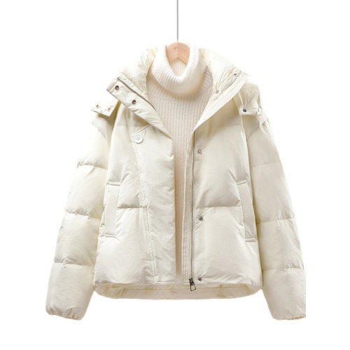 棉服女士冬季小個子2025年時尚洋氣顯瘦減齡加厚保暖連帽麵包服潮 棉服女士冬季小個子2025年時尚洋氣顯瘦減齡加厚保暖連帽麵包服潮