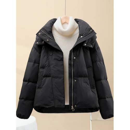 棉服女士冬季小個子2025年時尚洋氣顯瘦減齡加厚保暖連帽麵包服潮 棉服女士冬季小個子2025年時尚洋氣顯瘦減齡加厚保暖連帽麵包服潮