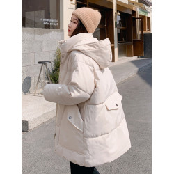 加厚麵包服羽絨棉衣棉服女韓版寬松中長款冬季外套棉襖2025年新款