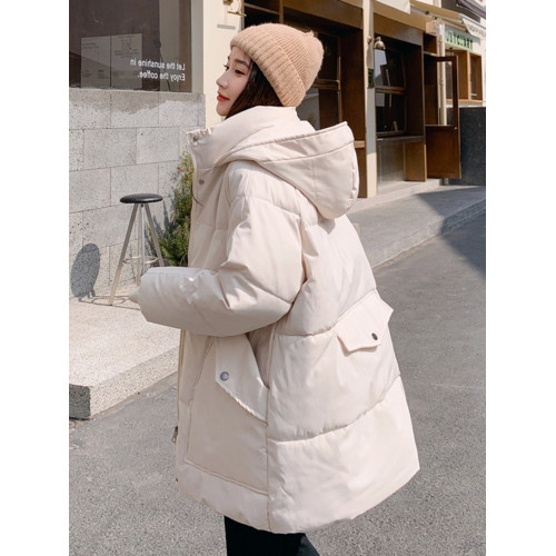 加厚麵包服羽絨棉衣棉服女韓版寬松中長款冬季外套棉襖2025年新款 加厚麵包服羽絨棉衣棉服女韓版寬松中長款冬季外套棉襖2025年新款