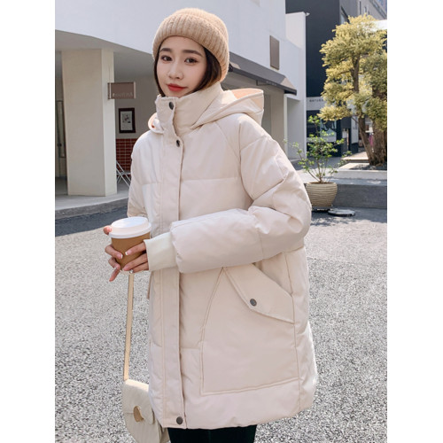 加厚麵包服羽絨棉衣棉服女韓版寬松中長款冬季外套棉襖2025年新款 加厚麵包服羽絨棉衣棉服女韓版寬松中長款冬季外套棉襖2025年新款