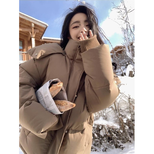 超好看羽絨棉服女款冬季2025新款寬松加厚棉衣外套短款棉襖麵包服