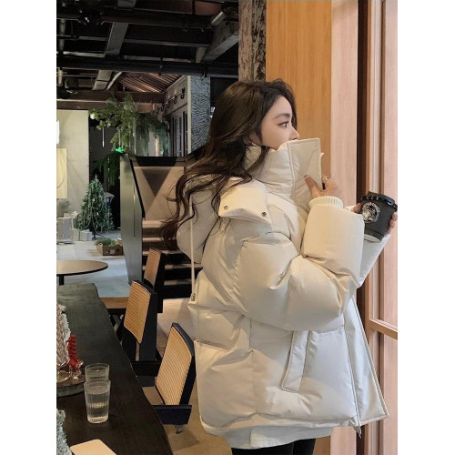 超好看羽絨棉服女款冬季2025新款寬松加厚棉衣外套短款棉襖麵包服