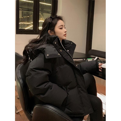 超好看羽絨棉服女款冬季2025新款寬松加厚棉衣外套短款棉襖麵包服