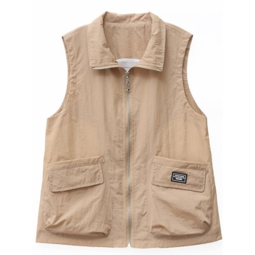 歐貨寬松顯瘦百搭薄款馬甲女款2025夏季新款小個子無袖外穿背心潮 歐貨寬松顯瘦百搭薄款馬甲女款2025夏季新款小個子無袖外穿背心潮