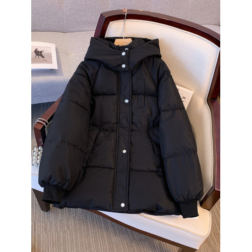 冬裝女2025年新款羽絨棉服外套短款連帽棉衣設計感加厚學院風棉襖 冬裝女2025年新款羽絨棉服外套短款連帽棉衣設計感加厚學院風棉襖