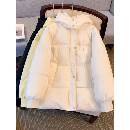 冬裝女2025年新款羽絨棉服外套短款連帽棉衣設計感加厚學院風棉襖 冬裝女2025年新款羽絨棉服外套短款連帽棉衣設計感加厚學院風棉襖