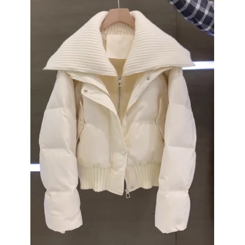 高級感超好看棉服女冬季2025年新款設計感翻領加厚小個子夾棉外套 高級感超好看棉服女冬季2025年新款設計感翻領加厚小個子夾棉外套