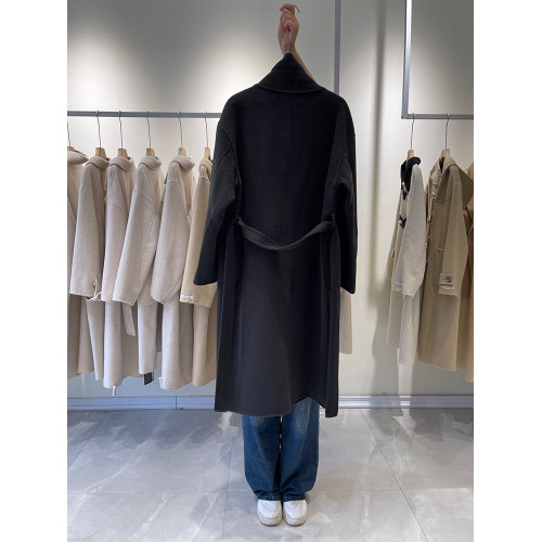 毛呢外套2023年新款女風衣中長款小個子秋冬加厚大衣高級感超好看