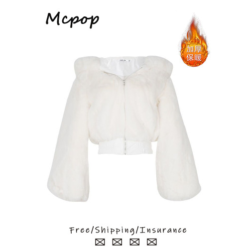 仿兔毛絨短款棉服外套女2025新款秋冬小個子加厚保暖連帽衛衣棉襖 仿兔毛絨短款棉服外套女2025新款秋冬小個子加厚保暖連帽衛衣棉襖