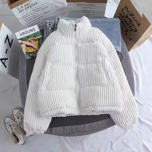 燈芯絨棉服外套女冬小個子2025新年短款韓版寬松加厚麵包服棉衣潮 燈芯絨棉服外套女冬小個子2025新年短款韓版寬松加厚麵包服棉衣潮