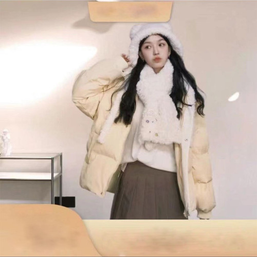 日系復古簡約基礎款棉服外套女冬季潮牌休閒情侶bf學院風加厚棉衣 日系復古簡約基礎款棉服外套女冬季潮牌休閒情侶bf學院風加厚棉衣