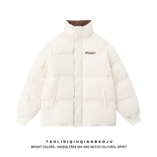 日系復古簡約基礎款棉服外套女冬季潮牌休閒情侶bf學院風加厚棉衣 日系復古簡約基礎款棉服外套女冬季潮牌休閒情侶bf學院風加厚棉衣