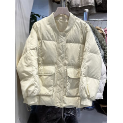 歐洲站羽絨棉服女款2025秋冬韓版大碼小個子寬松棉衣麵包服外套潮