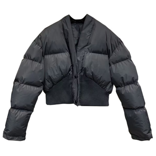 短款收腰黑色棉服外套女冬季2025年新款棉衣加厚小個子顯瘦棒球服 短款收腰黑色棉服外套女冬季2025年新款棉衣加厚小個子顯瘦棒球服