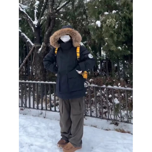 大毛領派克羽絨棉服女2025冬季新款寬松韓系工裝棉衣棉襖加厚外套 大毛領派克羽絨棉服女2025冬季新款寬松韓系工裝棉衣棉襖加厚外套