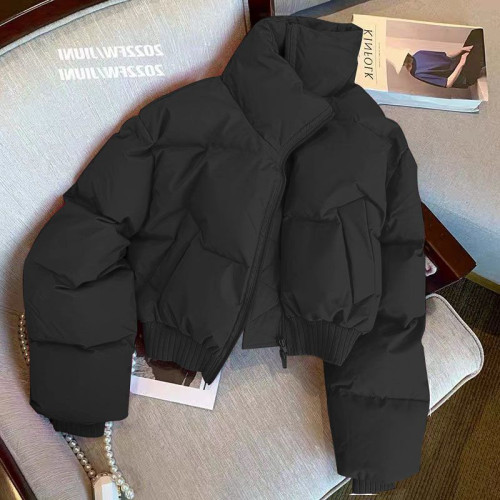 冬季新款立領加厚棉衣棉襖棉服女潮2025年經典時尚顯瘦麵包服外套 冬季新款立領加厚棉衣棉襖棉服女潮2025年經典時尚顯瘦麵包服外套