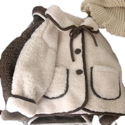 2025秋冬裝新品羊羔毛韓版中小童保暖女 童寶寶加厚棉衣毛毛外套 2025秋冬裝新品羊羔毛韓版中小童保暖女 童寶寶加厚棉衣毛毛外套