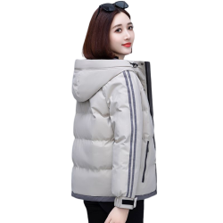 啄木鳥冬裝羽絨棉服女短款2025新款棉衣寬松女士棉襖時尚洋氣外套