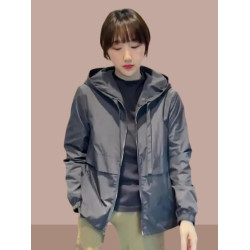 2025春秋季新款女士爆款連帽夾克衣小個子洋氣百搭顯瘦沖鋒衣外套