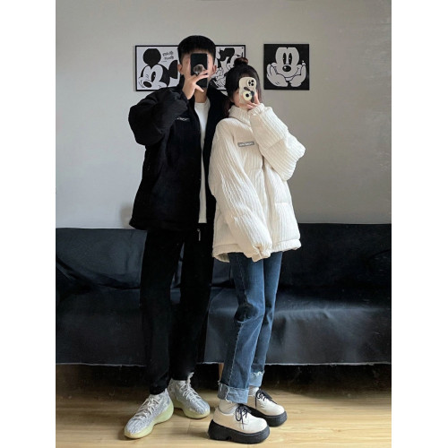 冬裝立領羽絨棉服男女2025年新款冬季設計感小衆加厚情侶棉衣外套 冬裝立領羽絨棉服男女2025年新款冬季設計感小衆加厚情侶棉衣外套