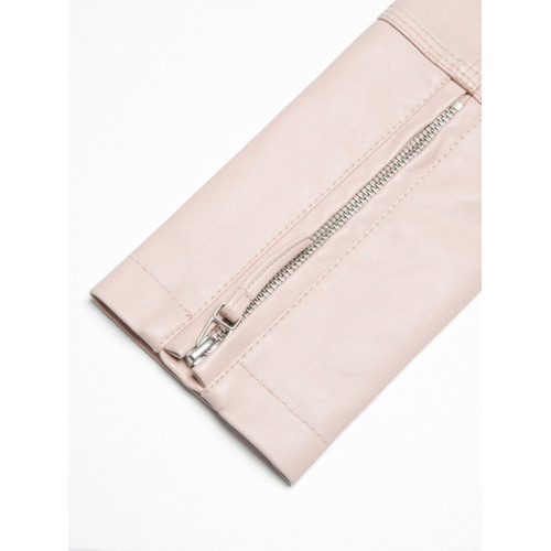 粉色外套輕熟小皮衣2025年新款女短款春秋正肩機車服爆款PU皮夾克 粉色外套輕熟小皮衣2025年新款女短款春秋正肩機車服爆款PU皮夾克