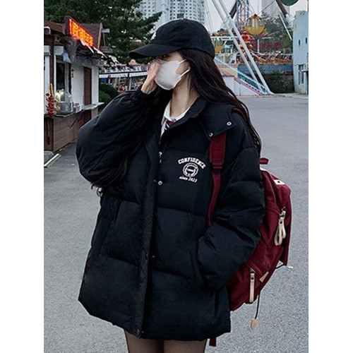 少女大童初中生派克羽絨服冬季小個子寬松加厚棉衣高中學生外套潮