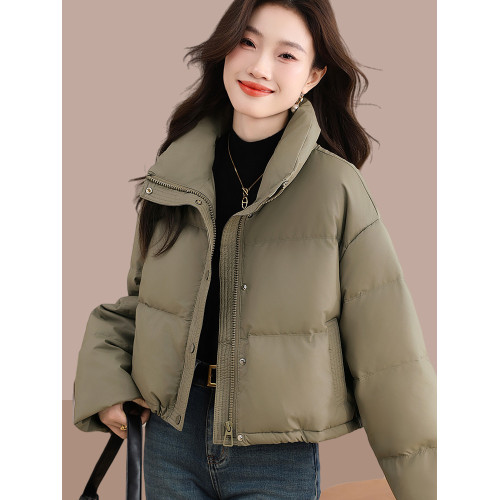 時尚羽絨服女短款2025新款冬季今年流行小個子爆款麵包服夾棉外套 時尚羽絨服女短款2025新款冬季今年流行小個子爆款麵包服夾棉外套