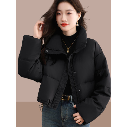 時尚羽絨服女短款2025新款冬季今年流行小個子爆款麵包服夾棉外套 時尚羽絨服女短款2025新款冬季今年流行小個子爆款麵包服夾棉外套