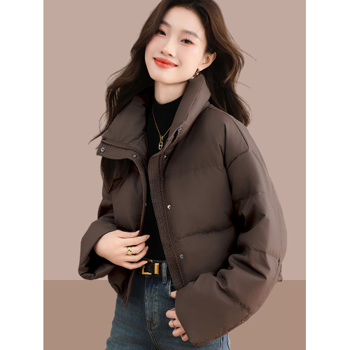 時尚羽絨服女短款2025新款冬季今年流行小個子爆款麵包服夾棉外套 時尚羽絨服女短款2025新款冬季今年流行小個子爆款麵包服夾棉外套