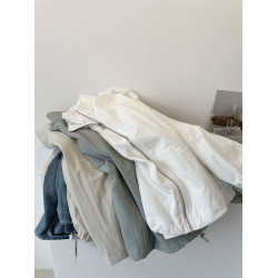 韓系立領小個子短外套女春百搭顯瘦休閒輕薄沖鋒衣拉鍊夾克防曬衣