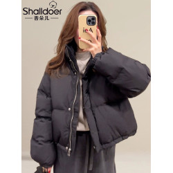 冬季棉服女士新款羽絨服加厚夾棉外套爆款洋氣短款棉襖小個子時尚