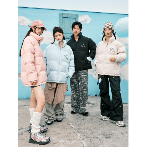 迷霧世界字母印花男女情侶麵包服棉服厚外套2025冬新款加厚棉服 迷霧世界字母印花男女情侶麵包服棉服厚外套2025冬新款加厚棉服