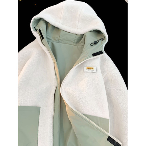 品牌旗下minette冬季棉衣女加厚羊羔毛棉服兩面穿棉襖子外套潮牌 品牌旗下minette冬季棉衣女加厚羊羔毛棉服兩面穿棉襖子外套潮牌