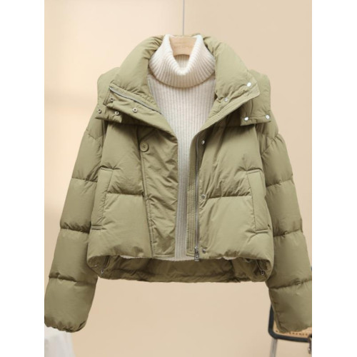 冬季棉衣百搭外套2025款小個子時尚洋氣輕薄加厚保暖連帽羽絨棉服 冬季棉衣百搭外套2025款小個子時尚洋氣輕薄加厚保暖連帽羽絨棉服