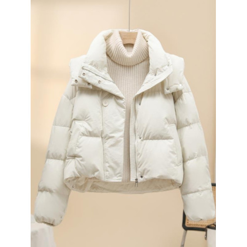 冬季棉衣百搭外套2025款小個子時尚洋氣輕薄加厚保暖連帽羽絨棉服 冬季棉衣百搭外套2025款小個子時尚洋氣輕薄加厚保暖連帽羽絨棉服