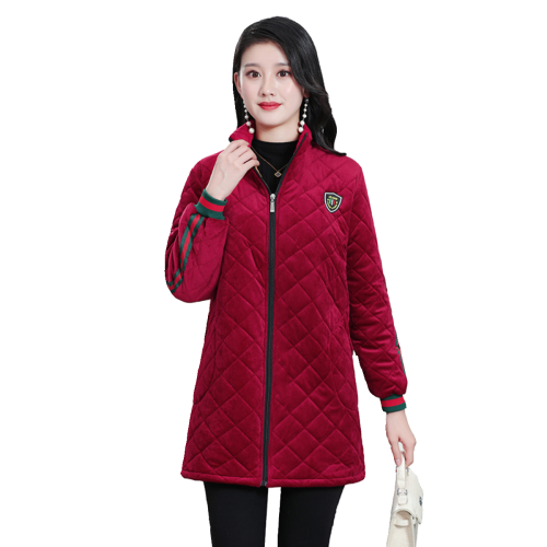 加絨加厚罩衣大人女士冬季保暖拉鍊水晶絨圍裙中長款成人絨面外套