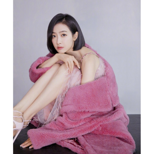 劉濤明星同款羊羔毛毛絨外套女韓版寬松中長款翻領繭型泰迪熊大衣