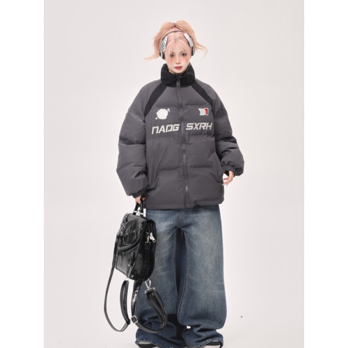 高級感超好看寬松撞色插肩袖棉服女2025新款冬季韓系加厚棉衣棉襖 高級感超好看寬松撞色插肩袖棉服女2025新款冬季韓系加厚棉衣棉襖