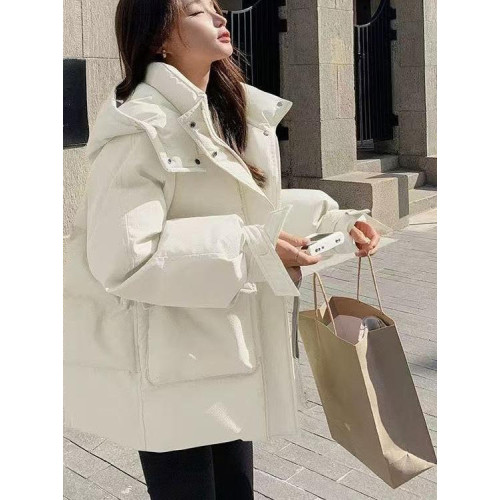 羽絨服女中長款2025新款冬季韓版寬松大碼加厚連帽麵包派克服棉衣 羽絨服女中長款2025新款冬季韓版寬松大碼加厚連帽麵包派克服棉衣